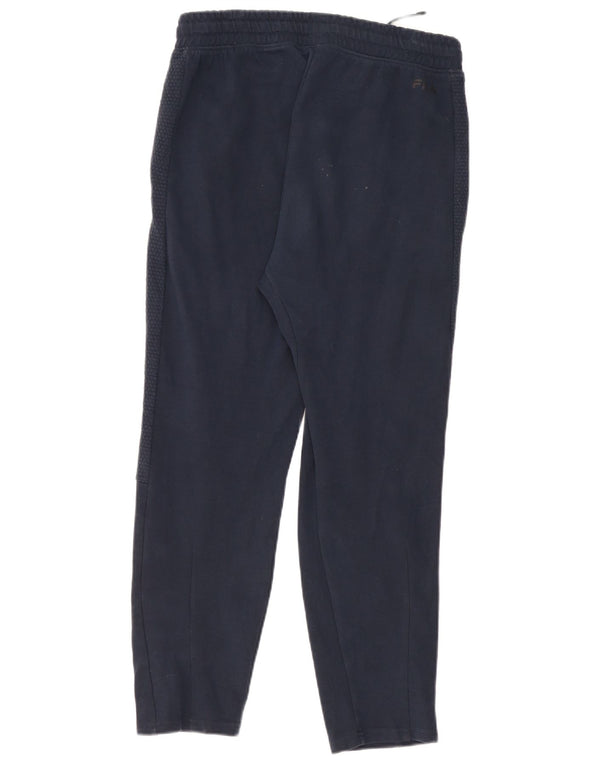 Fila Pantalon de survêtement pour femme Joggers UK 14 Bleu marine moyen Coton