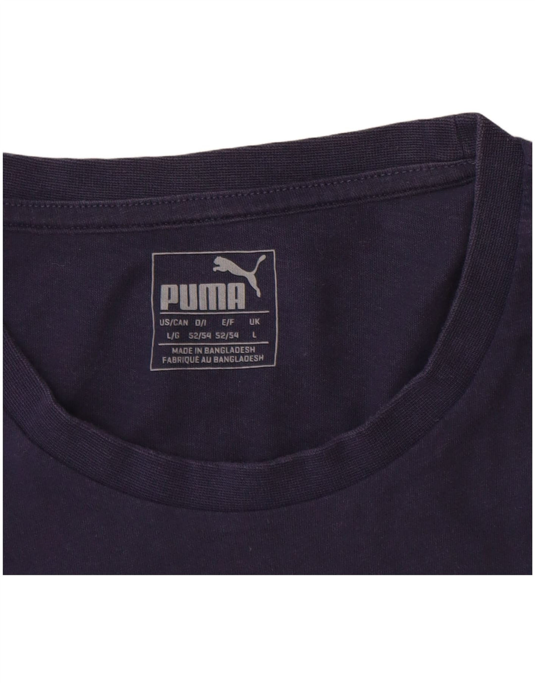 Puma T-shirt graphique pour homme, grand, bleu marine