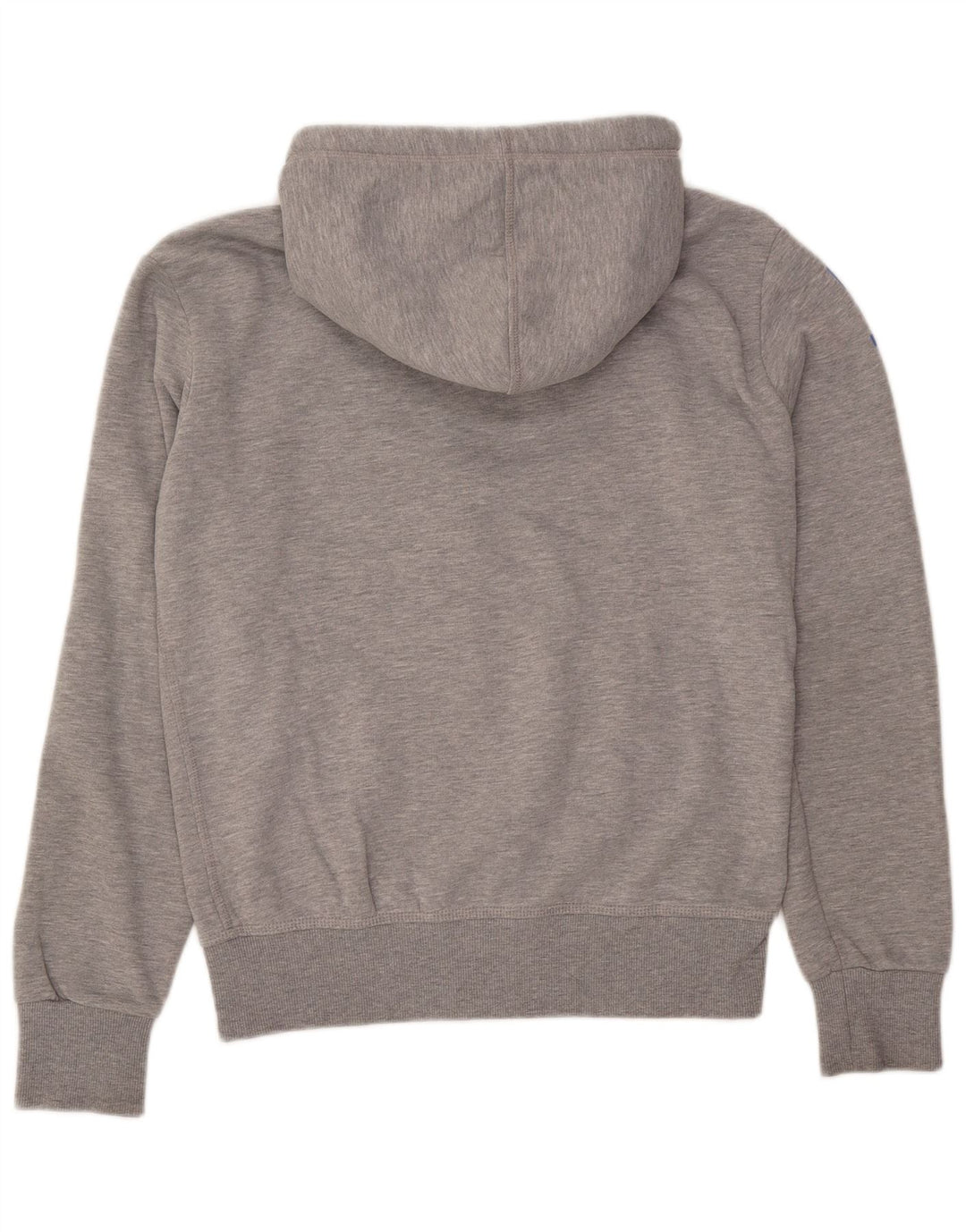 Superdry Pull à Capuche Graphique Zippé Homme Gris Moyen Polyester