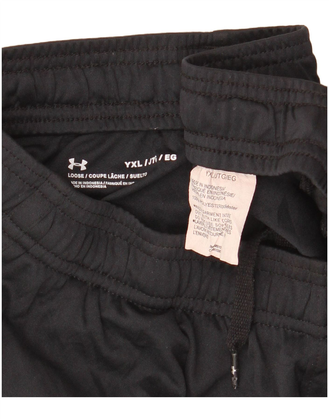 UNDER ARMOUR Short de sport à motif abstrait pour garçon 13-14 ans XL Noir