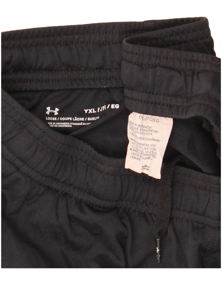 UNDER ARMOUR Short de sport à motif abstrait pour garçon 13-14 ans XL Noir