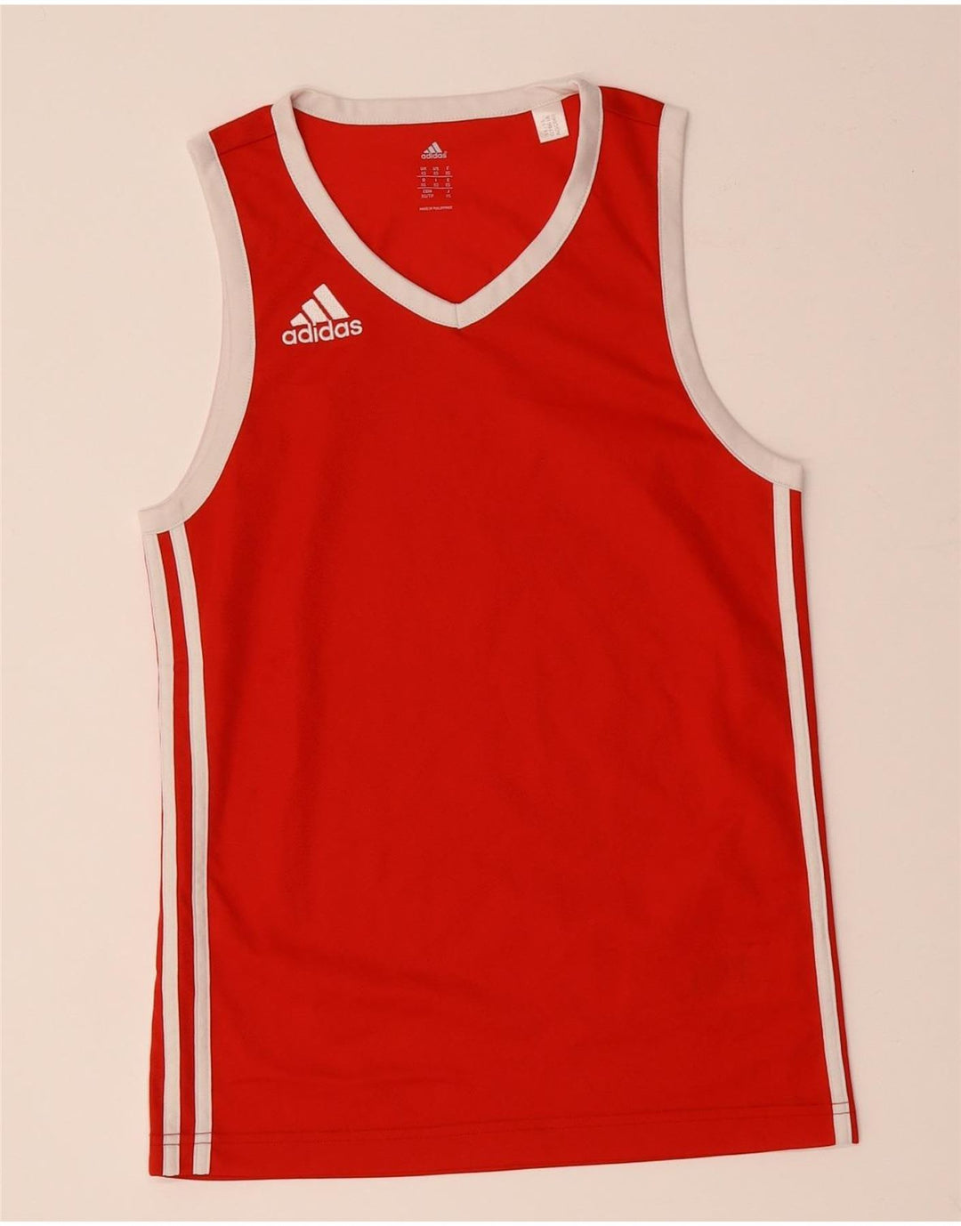 ADIDAS Débardeur Homme XS Rouge Polyester