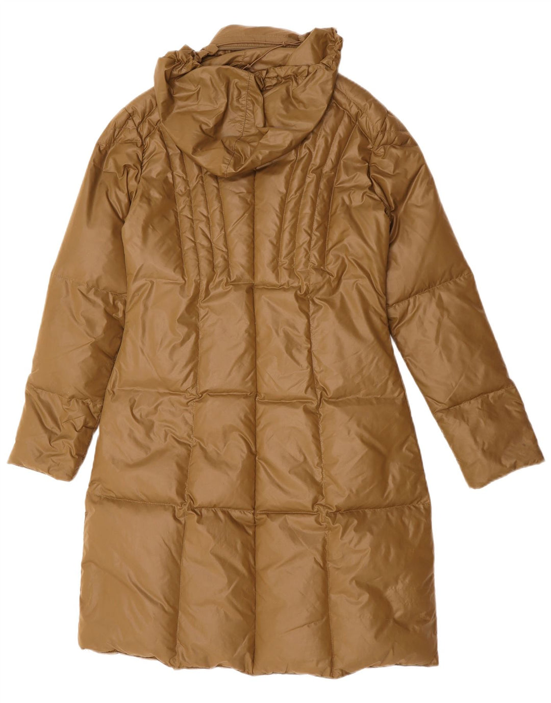 Guess Manteau rembourré à capuche pour femme UK 44 Medium Kaki Polyamide
