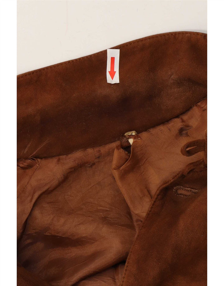 Vintage Bomber en daim pour homme UK 38 Cuir marron moyen