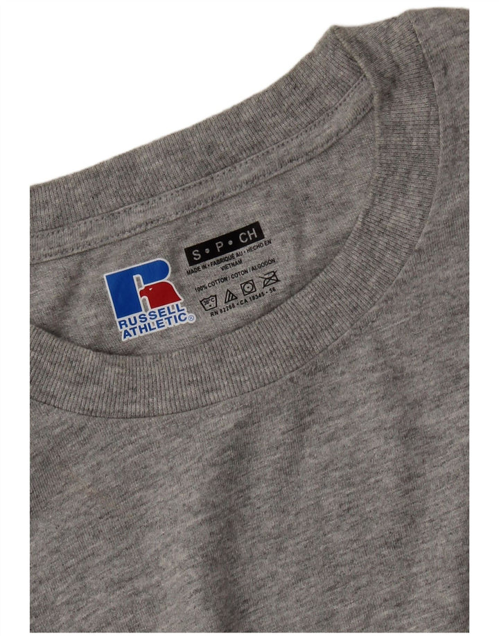 RUSSELL ATHLETIC Haut Homme Manches Longues Petit Gris Moucheté Coton