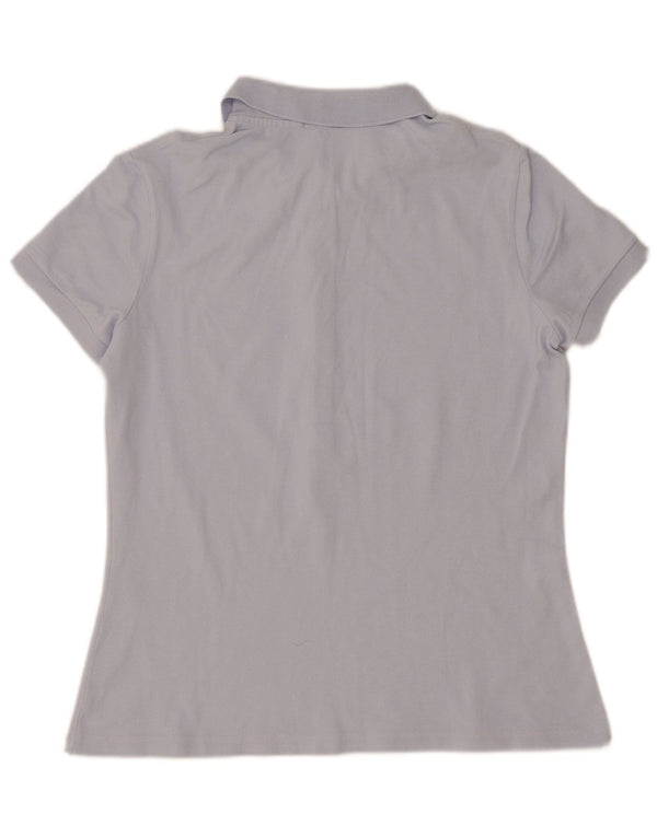Lacoste Polo Femme Taille 40 Coton Bleu Moyen