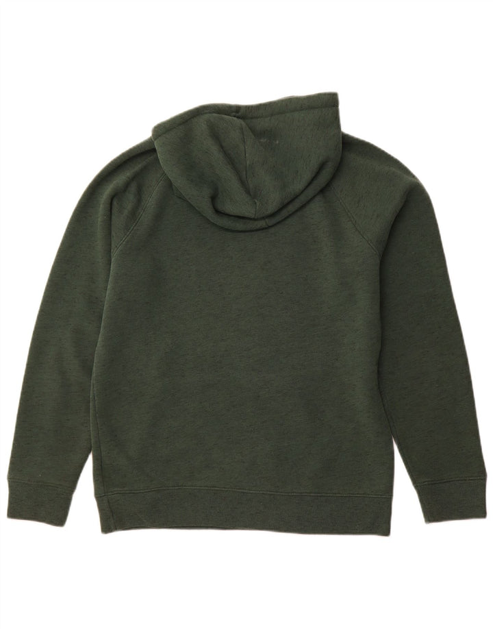 HOLLISTER Pull à capuche pour homme Small Vert Moucheté Coton