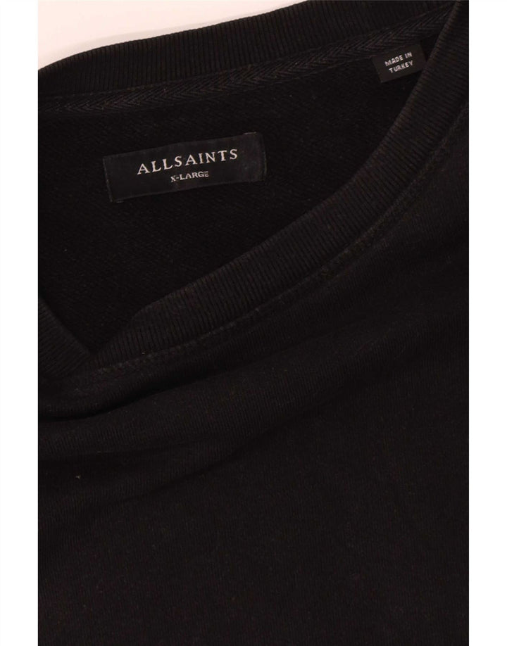 All Saints Sweat-Shirt Homme XL Noir Coton