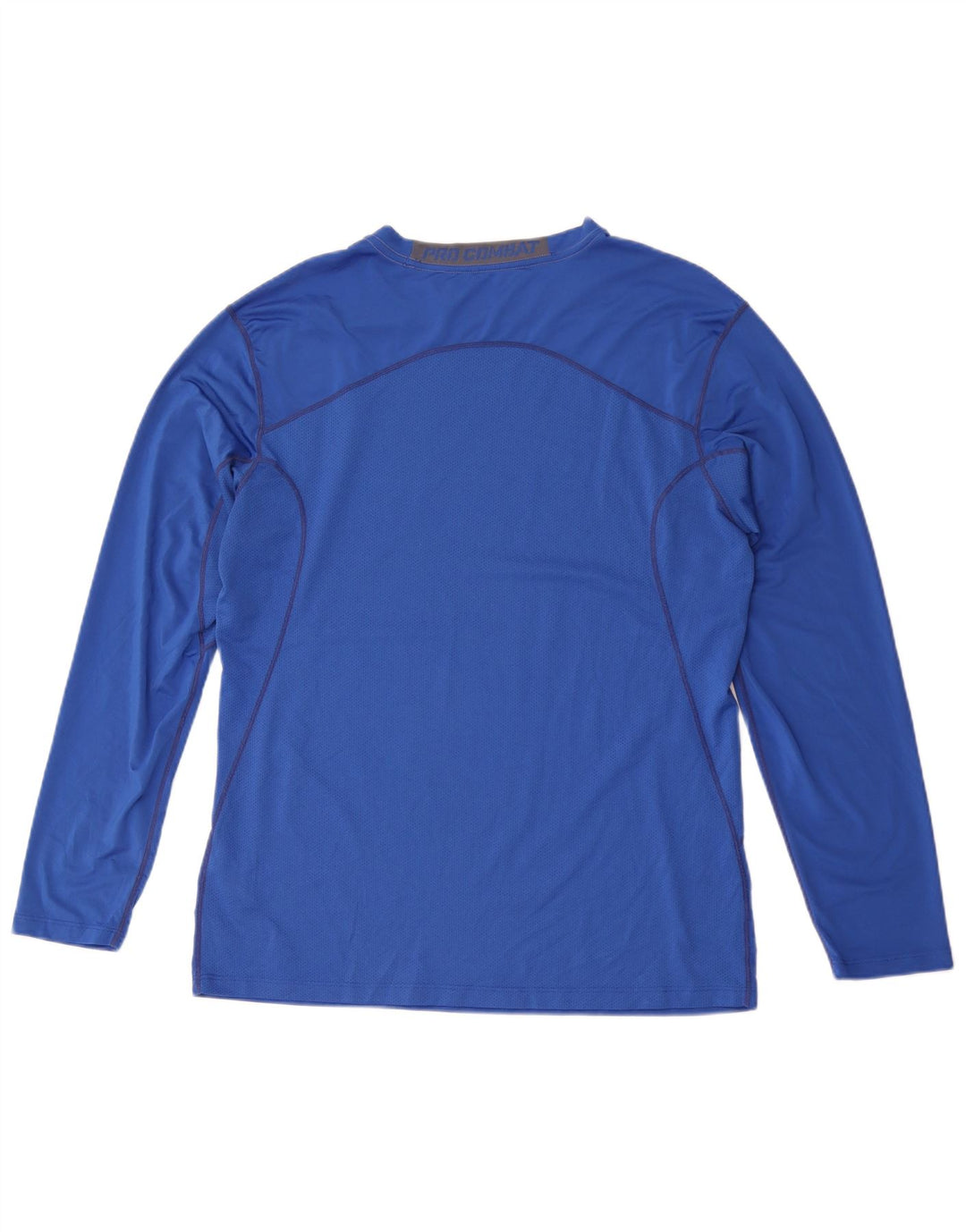 Nike Haut Dri Fit à manches longues pour homme Bleu Polyester