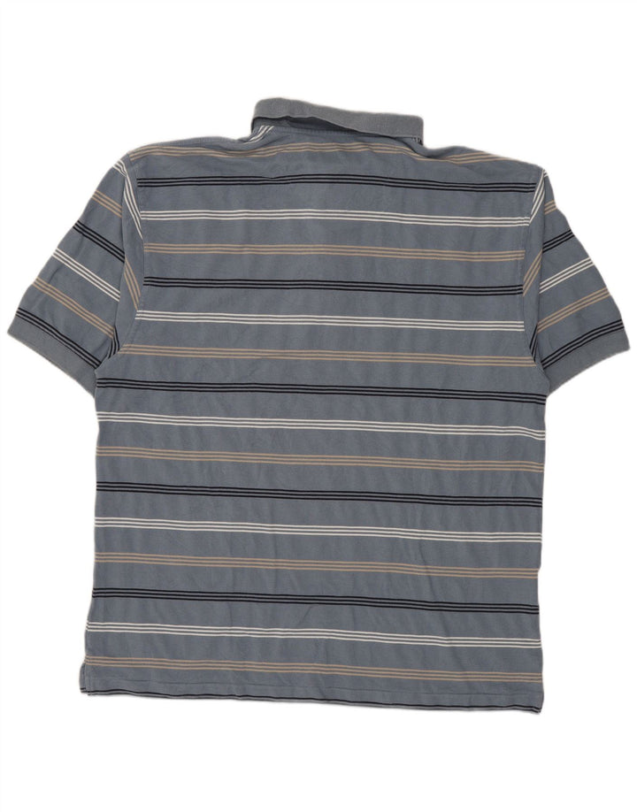 NIKE Polo Homme Large Rayé Bleu