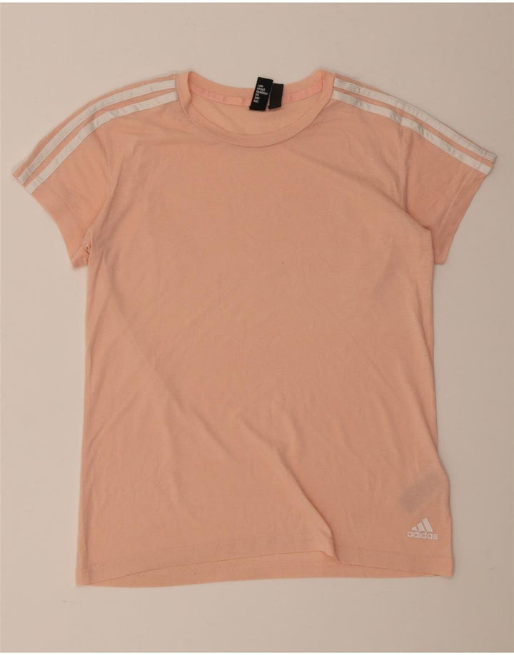 Adidas T-Shirt Femme Top UK 16/18 Grand Rose Polyester