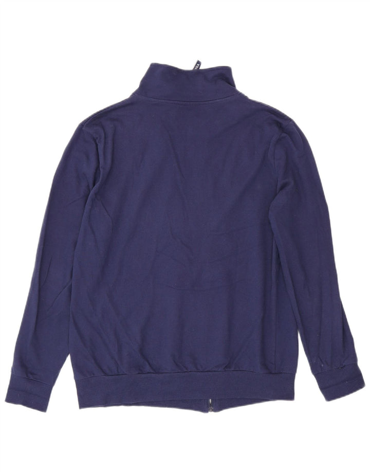 SUPERGA Veste de survêtement pour femme UK 16 Large Bleu marine Coton