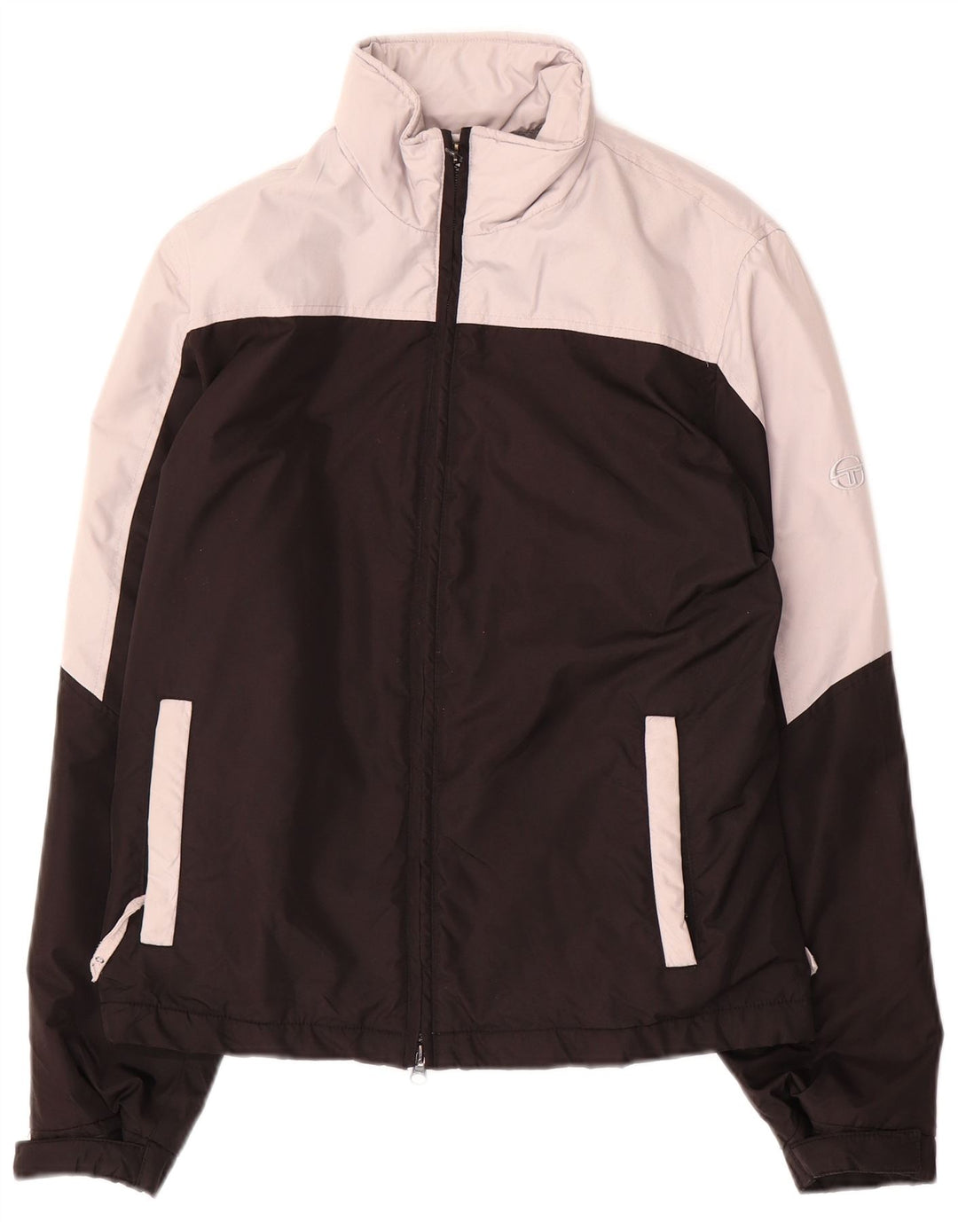 Sergio Tacchini Veste coupe-vent pour homme UK 36 Small Black Colourblock