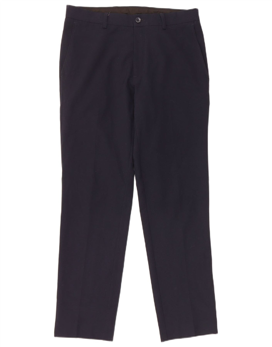 Marks & Spencer Pantalon de costume skinny pour homme W30 L29 Bleu marine Polyester