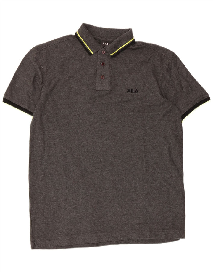 Fila Polo Homme Grand Gris Coton