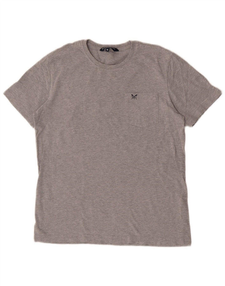 Crew Clothing T-Shirt Homme Gris Moyen Coton