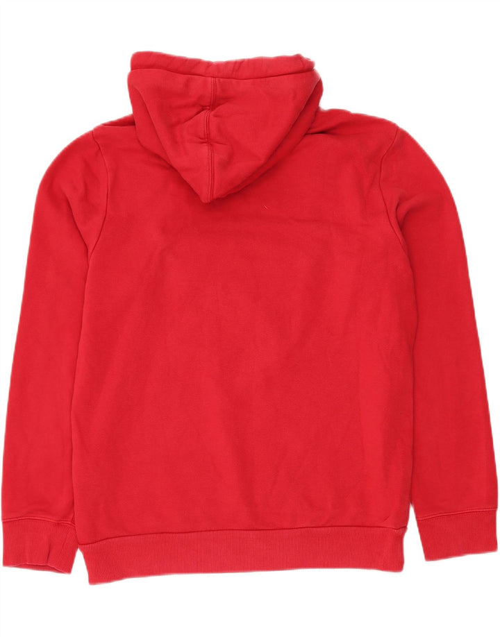 NAPAPIJRI Pull à Capuche Graphique Homme Rouge Moyen Coton