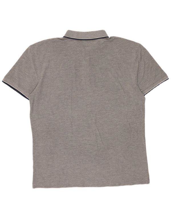 Kappa Polo Homme XL Gris Coton