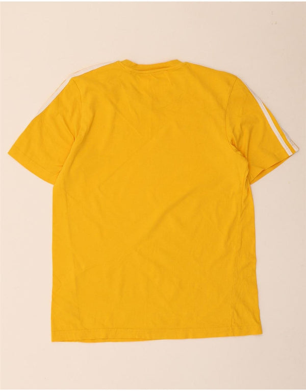 Adidas T-Shirt Homme Haut Jaune Moyen Coton