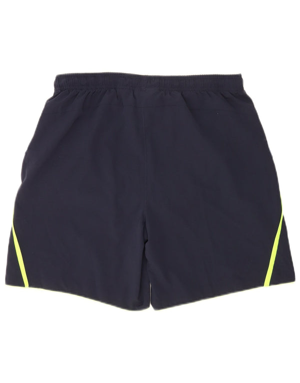 Lotto Short de sport pour homme en polyester color block Bleu marine Taille L