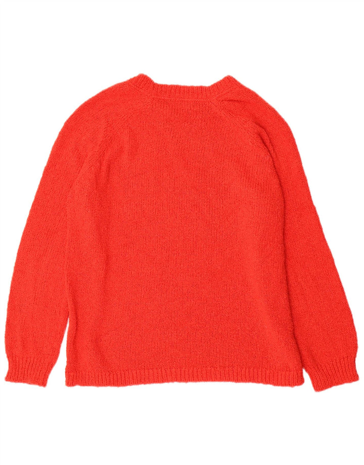 Marks & Spencer Pull col bateau pour femme UK 14 Large Rouge