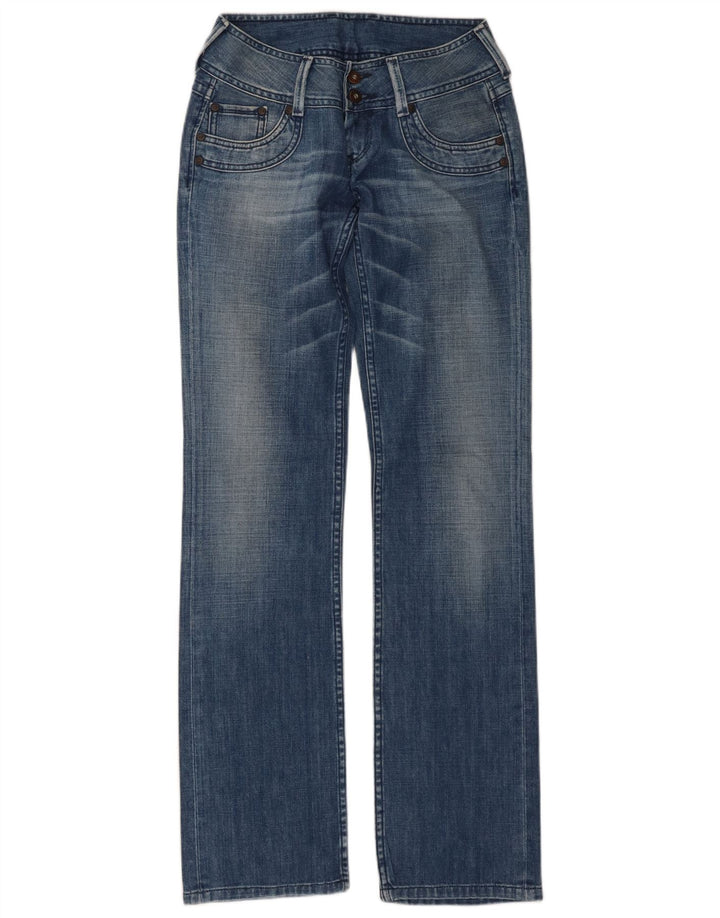 PEPE Jeans Femme Droit W28 L34 Bleu Coton