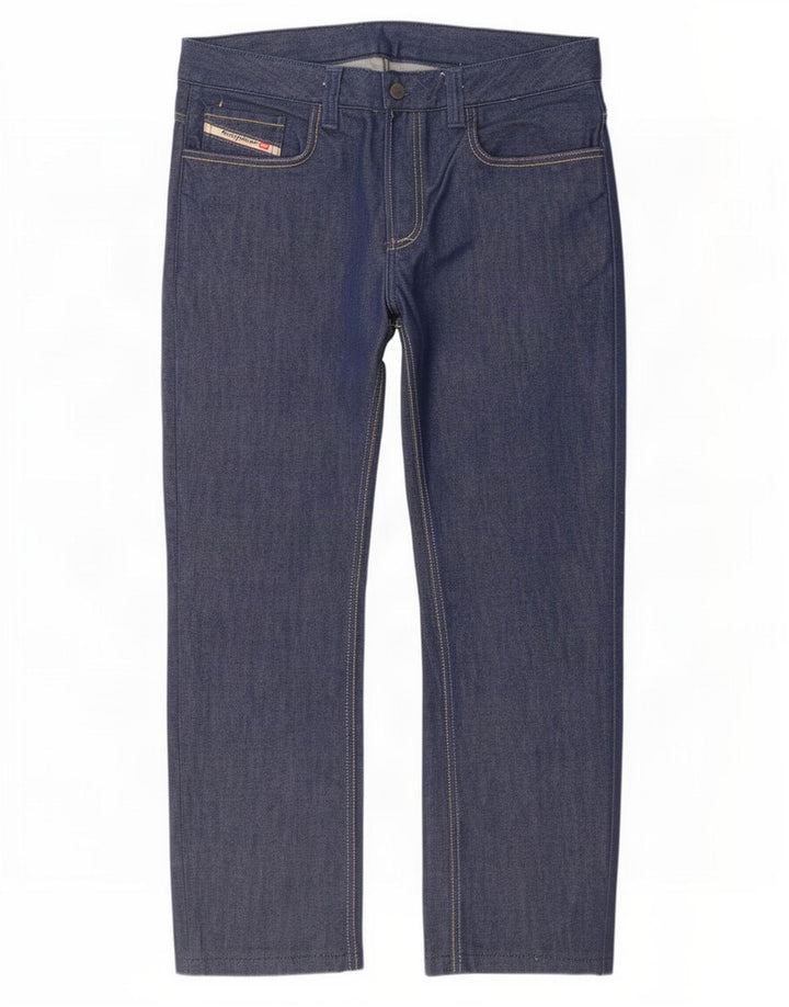 Diesel Jean Droit W32 L28 Homme Bleu