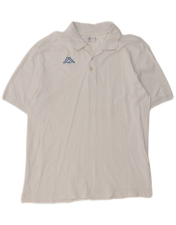 Kappa Polo Homme XL Blanc Coton
