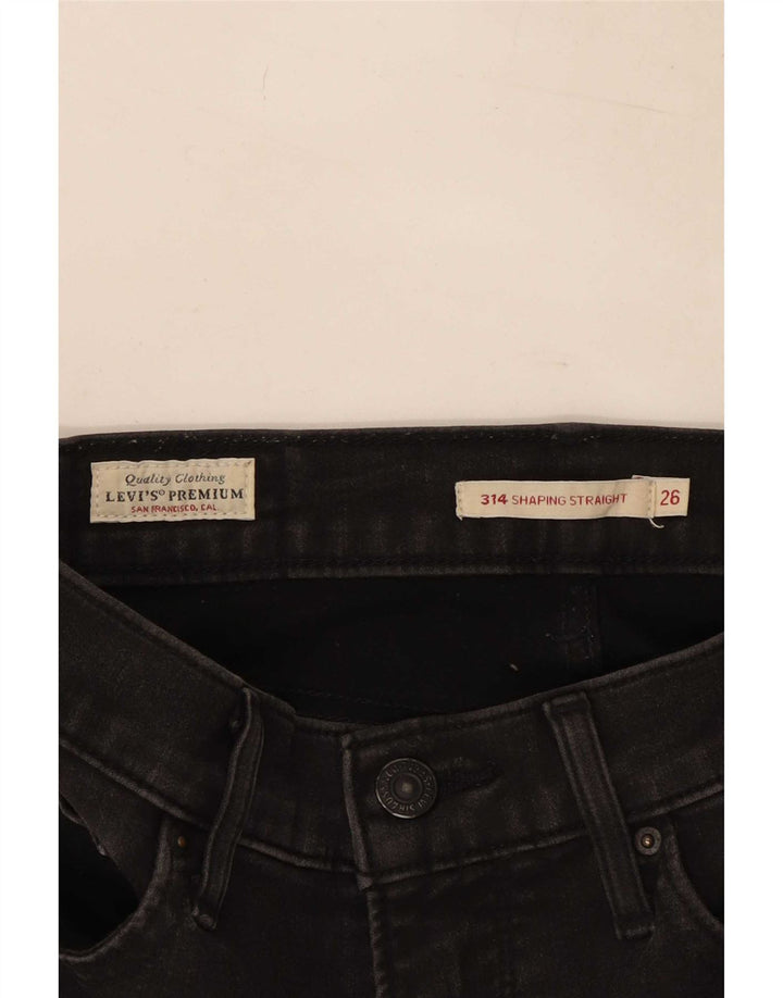 Levi's Jean Droit 314 Shaping Femme Noir W26 L30