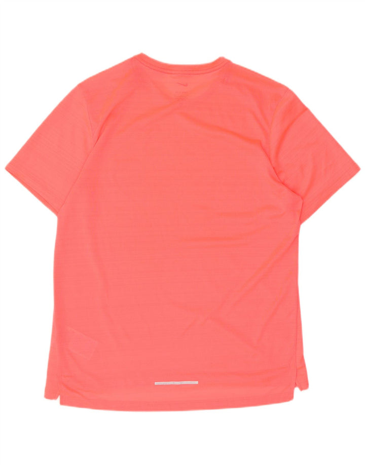 Nike Hommes Dri Fit T-Shirt Haut Rose Moyen Polyester