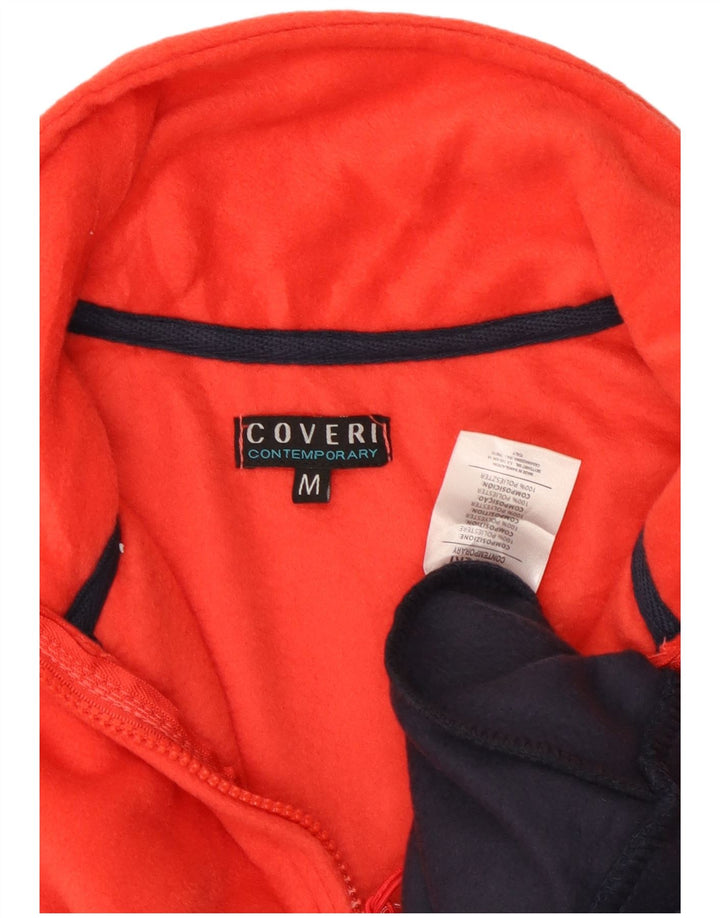 Coveri Pull Polaire à Col Zippé Homme Multicolore Colorblock