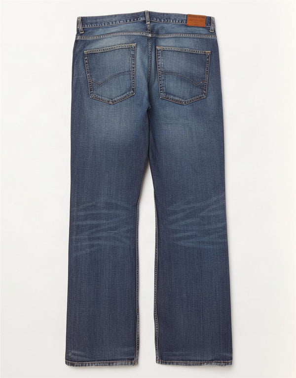 Tommy Hilfiger Jean Bootcut Homme W38 L34 Bleu Marine Coton