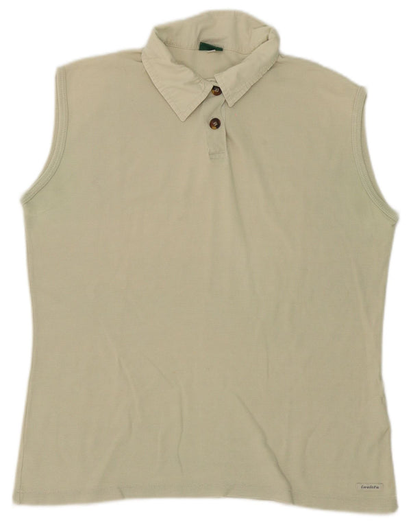 Invicta Polo sans manches pour femme UK 18 XL Coton vert