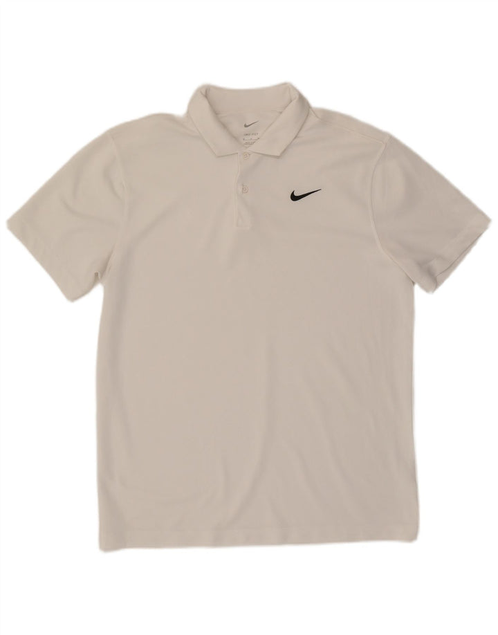 Polo Dri Fit Nike Homme Blanc Moyen