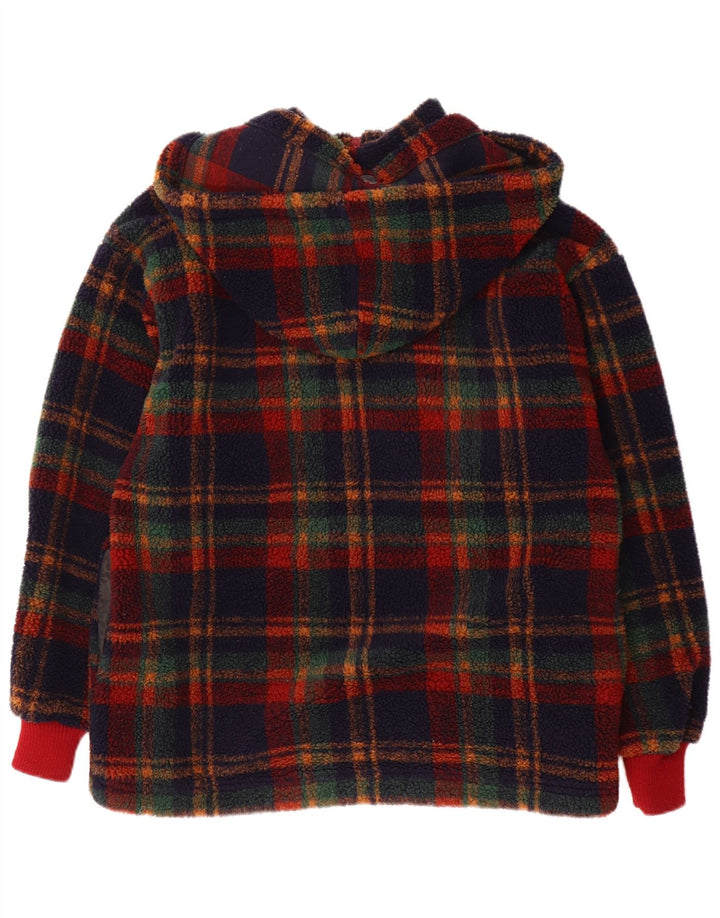 Jockey Veste polaire à capuche pour homme UK 38 Medium Multicolore Plaid Polyester