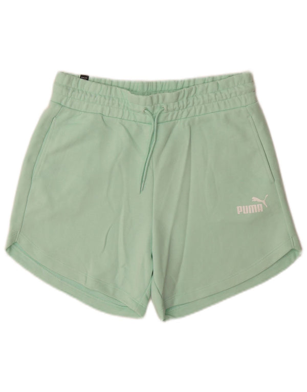 Puma Short de sport pour femme UK 14 Coton vert moyen