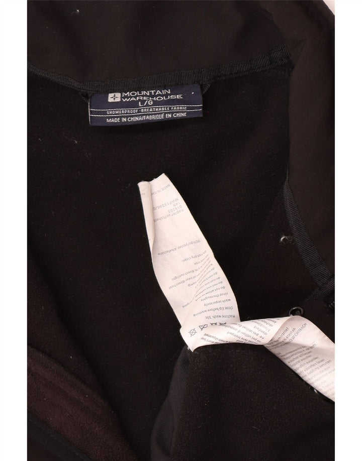 Mountain Warehouse Veste coupe-vent pour homme UK 40 Large Noir Polyester