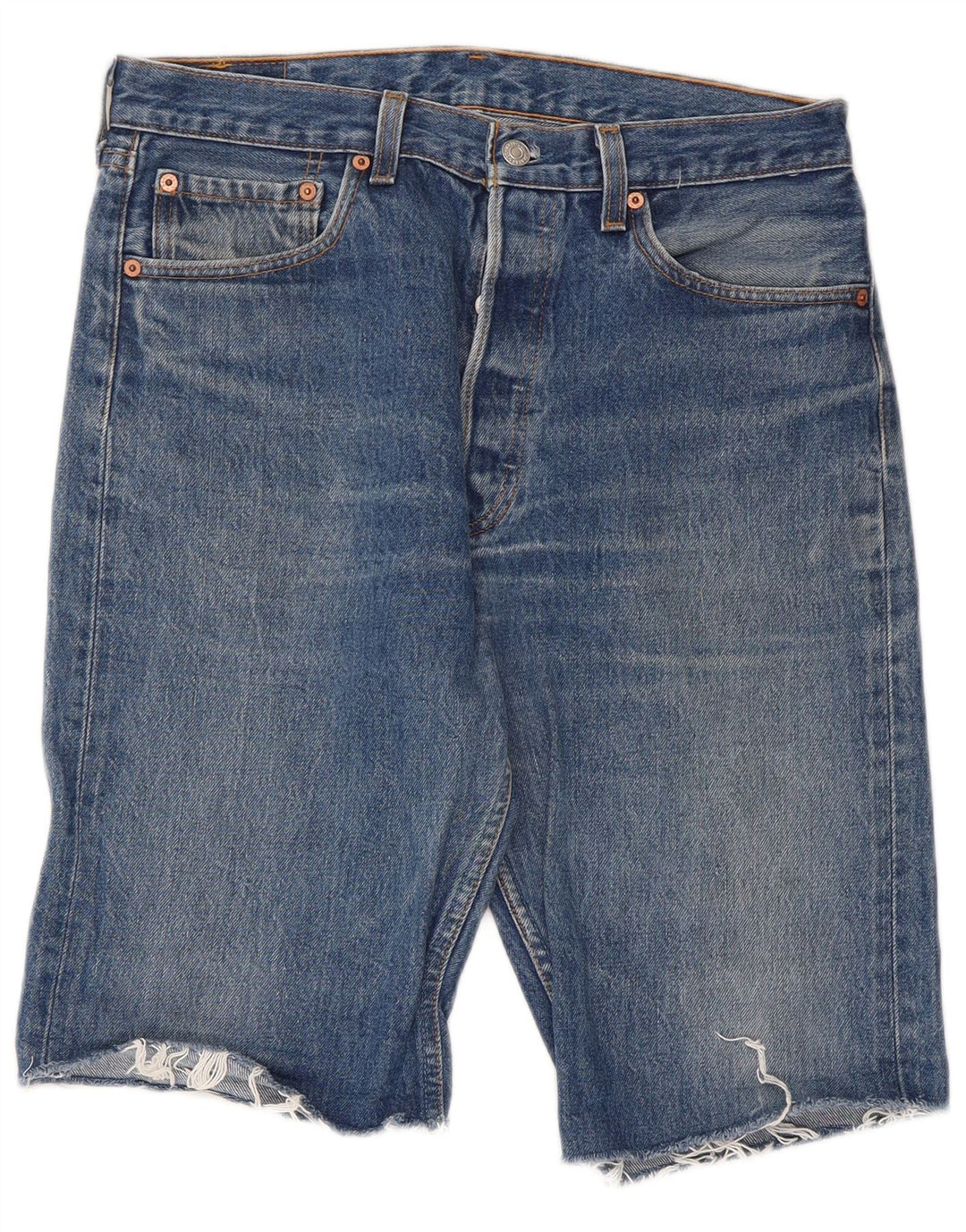 Levi's Short en Jean 501 W33 Homme Bleu Moyen