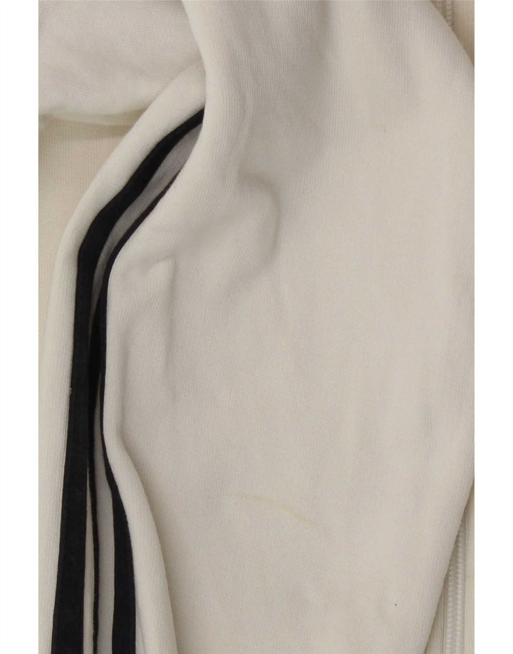 Adidas Veste de survêtement pour homme XL en coton blanc cassé