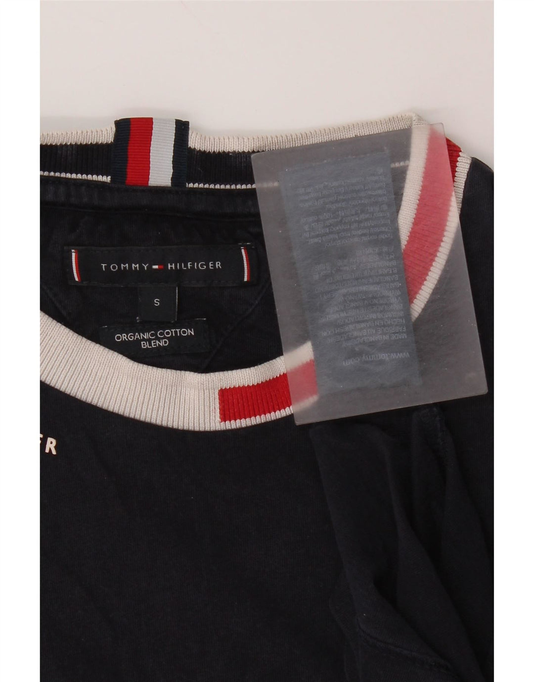 Tommy Hilfiger T-Shirt Homme Haut Petit Bleu Marine Coton