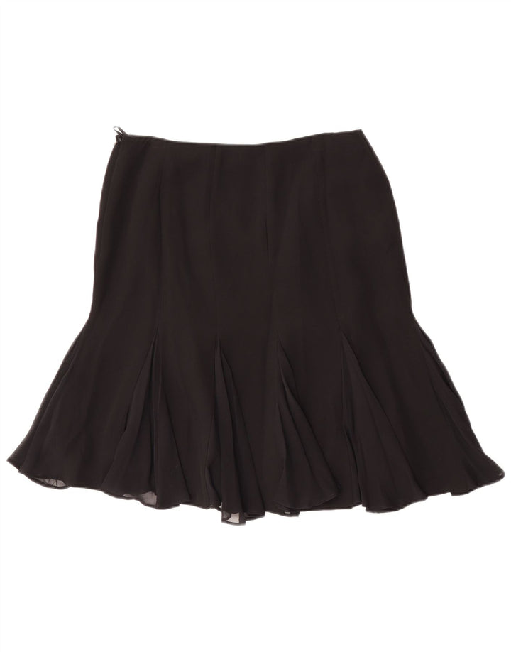 Luisa Spagnoli Jupe Trompette Femme IT 42 Medium W28 Soie Noire