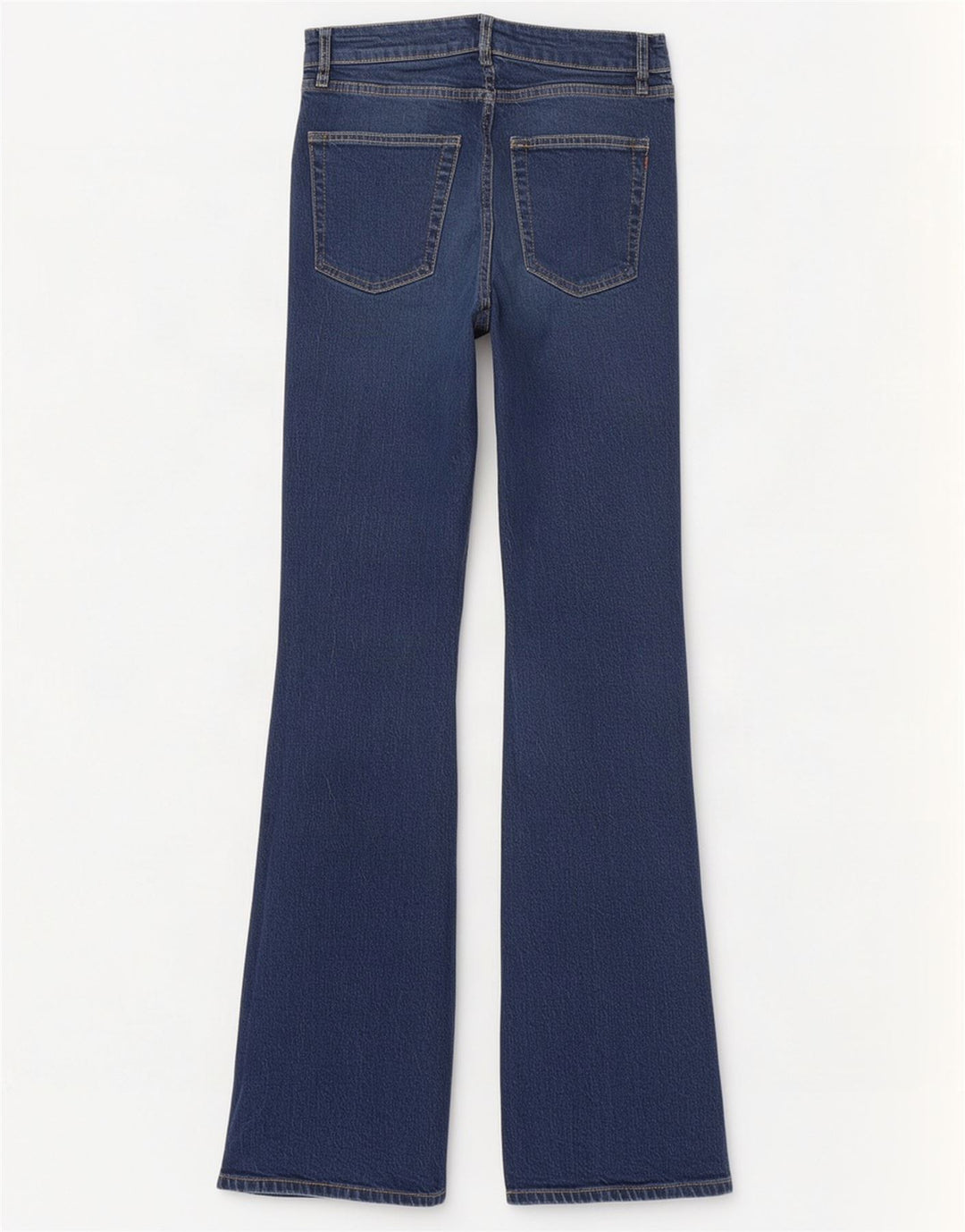 Superdry Jean évasé Femme W28 L32 Bleu Marine Coton