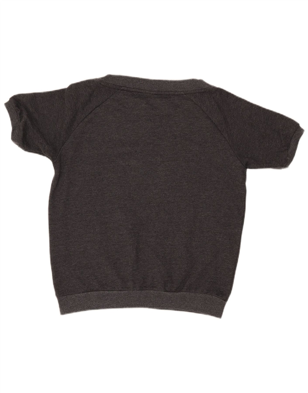 PUMA Sweat-shirt graphique à manches courtes pour femme UK 12 Gris moyen