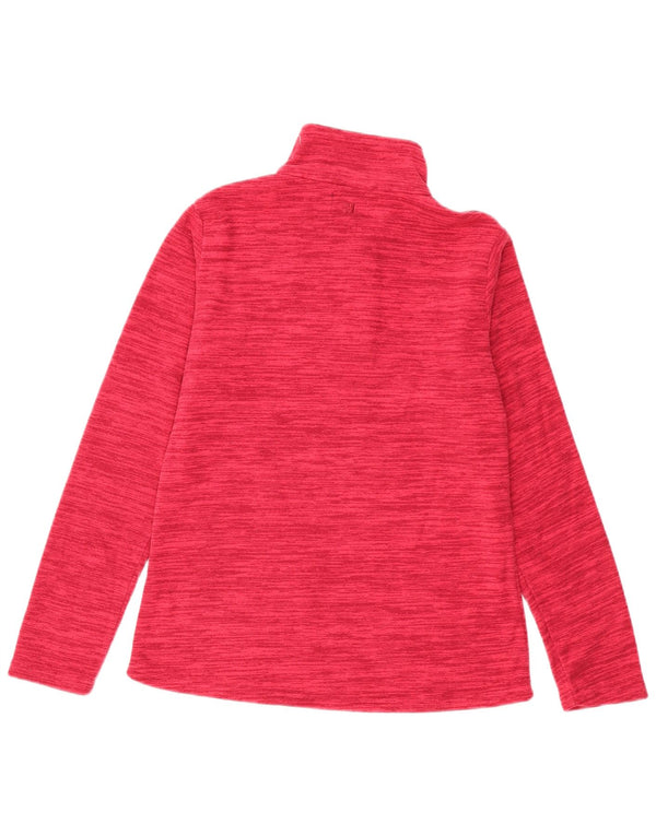 Mountain Warehouse Pull polaire à col zippé pour femme UK 10 Petit rouge moucheté