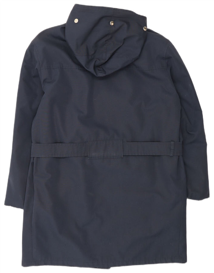 NINO Manteau coupe-vent à capuche coupe ample pour homme EU 48 Bleu marine moyen