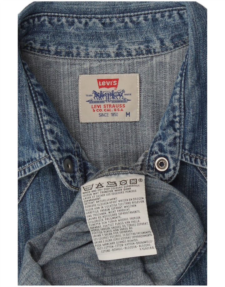 Levi's Chemise en Jean Homme Bleu Moyen Coton