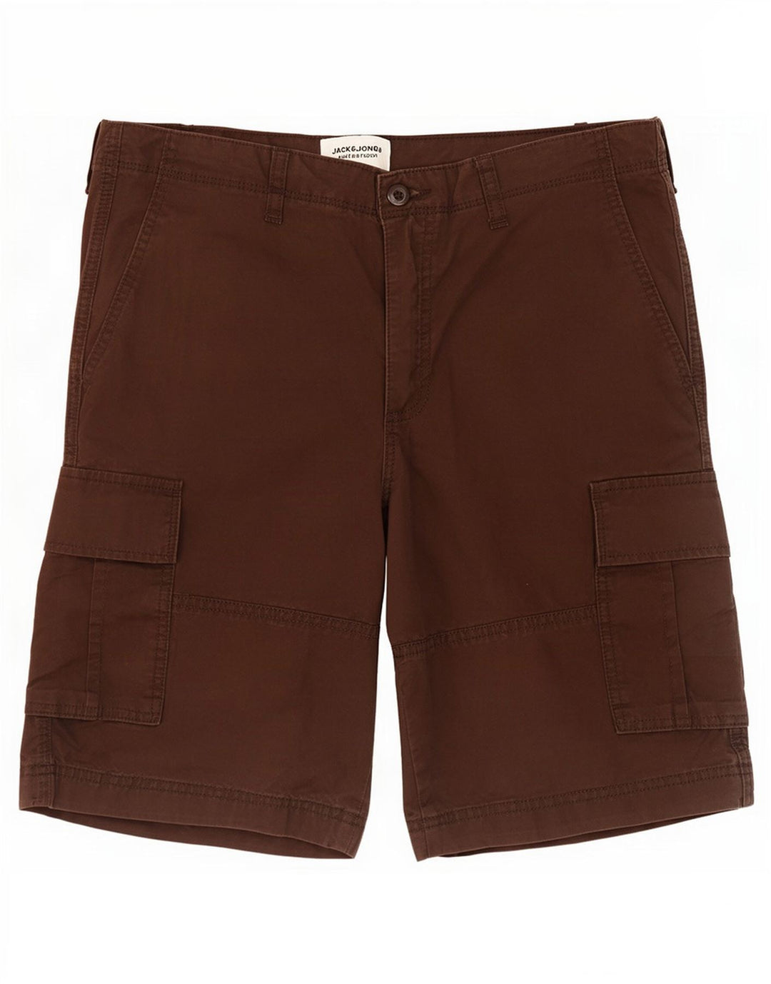 Jack & Jones Short Cargo Homme Large W34 Coton Marron