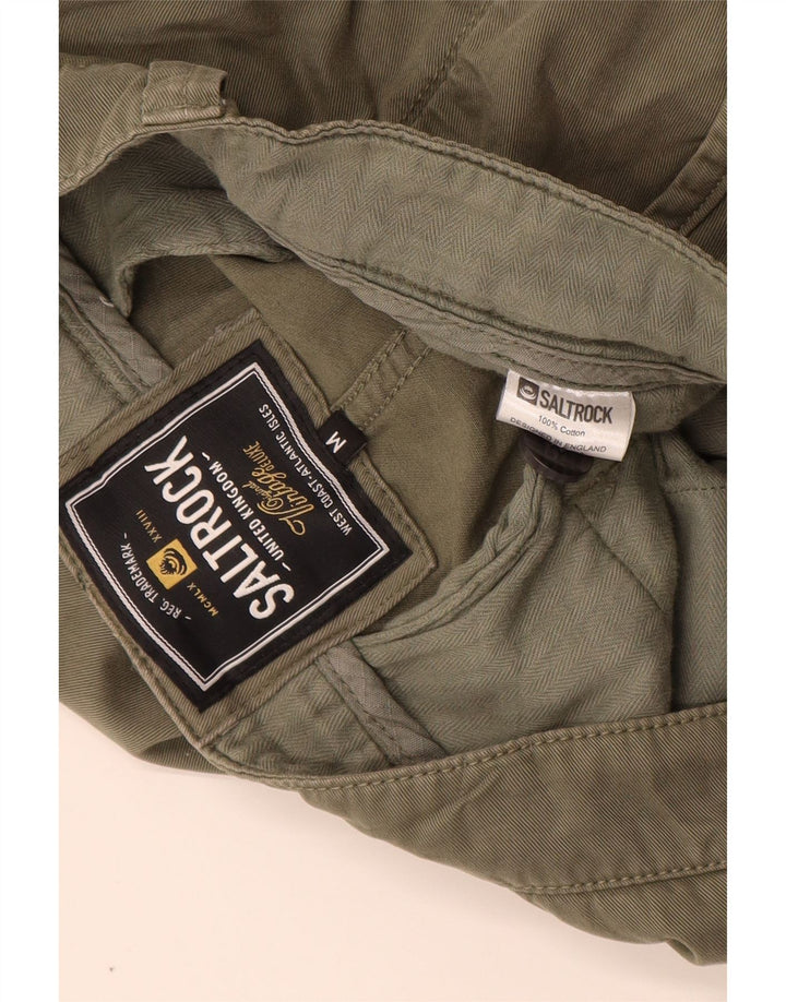 SALTROCK Short Chino Homme Moyen W32 Kaki Coton