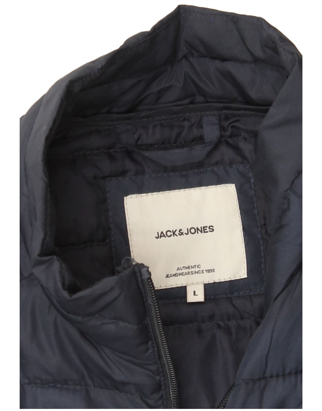 Jack & Jones Veste matelassée pour homme UK 40 Large Bleu marine