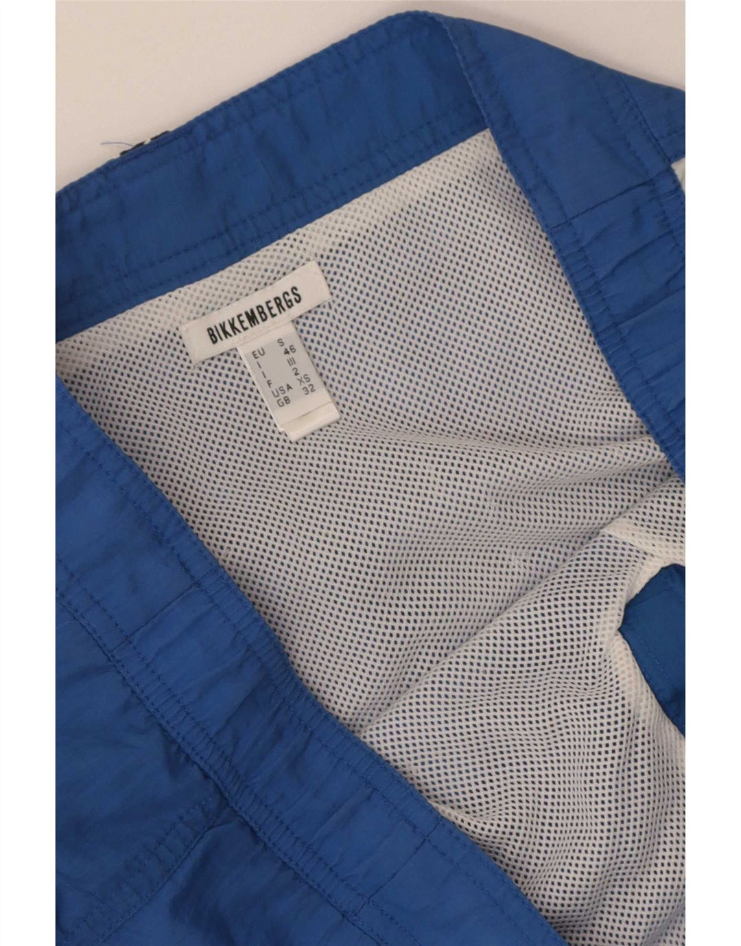 Bikkembergs Short de Bain Graphique Homme Bleu Moyen Colorblock Polyamide